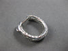 LARGE 2.95CT DIAMOND 14KT WHITE GOLD INSIDE OUT MULTI ROW HOOP HANGING EARRINGS
