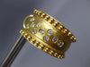 LARGE .70CT DIAMOND 18KT YELLOW GOLD 3D ETOILE UMBRELLA CLIP ON HANGING EARRINGS