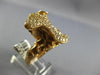 EXTRA LARGE 3.21CT WHITE & FANCY YELLOW DIAMOND 18K ROSE GOLD 3D CALLA LILY RING