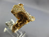 EXTRA LARGE 3.21CT WHITE & FANCY YELLOW DIAMOND 18K ROSE GOLD 3D CALLA LILY RING