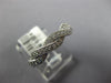 .33CT DIAMOND 14KT WHITE GOLD 3D CLASSIC INFINITY SEMI ETERNITY ANNIVERSARY RING