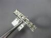 ESTATE 1.03CT DIAMOND 14K WHITE GOLD PRINCESS 7 STONE INVISIBLE ANNIVERSARY RING