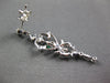 ESTATE .90CT DIAMOND & AAA EMERALD 18KT WHITE GOLD FILIGREE CHANDELIER EARRINGS