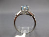 1.90CT DIAMOND & AAA AQUAMARINE PLATINUM PEAR SHAPE & BAGUETTE ENGAGEMENT RING