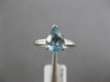 1.90CT DIAMOND & AAA AQUAMARINE PLATINUM PEAR SHAPE & BAGUETTE ENGAGEMENT RING