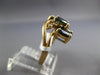 3.28CT DIAMOND & AAA SAPPHIRE 14KT YELLOW GOLD 3D OVAL & ROUND 3 STONE FUN RING