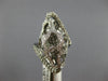 EXTRA LARGE 2.12CT WHITE & CHOCOLATE FANCY DIAMOND 18KT WHITE & BLACK GOLD RING