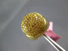 EXTRA LARGE 2.72CT INTENSE FANCY YELLOW DIAMOND 18KT YELLOW GOLD DOME SHAPE RING