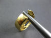 WIDE 1.19CT DIAMOND & AAA SAPPHIRE 18KT YELLOW GOLD 3D HUGGIE HANGING EARRINGS