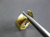 WIDE 1.19CT DIAMOND & AAA SAPPHIRE 18KT YELLOW GOLD 3D HUGGIE HANGING EARRINGS