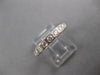 ESTATE CARTIER .52CT DIAMOND PLATINUM SQUARE 3/4 ETERNITY ANNIVERSARY LOVE RING