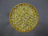 ESTATE LARGE 2.31CT FANCY YELLOW DIAMOND 18K YELLOW GOLD INVISIBLE CIRCULAR RING