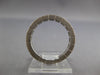 ESTATE CARTIER .52CT DIAMOND PLATINUM SQUARE 3/4 ETERNITY ANNIVERSARY LOVE RING