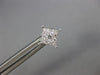 ESTATE .40CT DIAMOND 18KT WHITE GOLD 3D CLUSTER SQUARE CLASSIC STUD EARRINGS