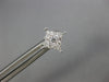 ESTATE .40CT DIAMOND 18KT WHITE GOLD 3D CLUSTER SQUARE CLASSIC STUD EARRINGS