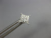 ESTATE .40CT DIAMOND 18KT WHITE GOLD 3D CLUSTER SQUARE CLASSIC STUD EARRINGS