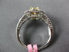 GIA 1.14CT WHITE & FANCY YELLOW DIAMOND 18KT TWO TONE GOLD OVAL ENGAGEMENT RING