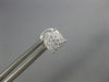 ESTATE .22CT DIAMOND 18KT WHITE GOLD 3D CIRCULAR CLUSTER PAVE STUD EARRINGS