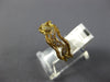 ESTATE .09CT DIAMOND 18KT YELLOW GOLD 3D MULTI LEAF FILIGREE ANNIVERSARY RING