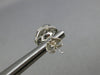 ESTATE 1.20CT DIAMOND 14KT WHITE GOLD CLASSIC CLUSTER FLOWER HALO STUD EARRINGS