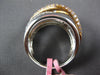 WIDE 1.50CT WHITE & PINK DIAMOND 18K WHITE & ROSE GOLD CRISS CROSS INFINITY RING