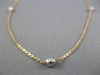 .30CT DIAMOND 14KT WHITE & ROSE GOLD BEZEL INSIDE OUT BY THE YARD LOVE NECKLACE