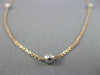 .30CT DIAMOND 14KT WHITE & ROSE GOLD BEZEL INSIDE OUT BY THE YARD LOVE NECKLACE