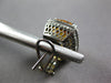 LARGE 16.71CT DIAMOND & AAA CITRINE 14KT WHITE GOLD CUSHION CUT CLIP ON EARRINGS