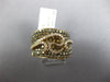 2.46CT WHITE & CHOCOLATE FANCY DIAMOND 18K ROSE GOLD MULTI ROW FILIGREE FUN RING
