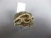 2.46CT WHITE & CHOCOLATE FANCY DIAMOND 18K ROSE GOLD MULTI ROW FILIGREE FUN RING