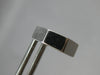 0.25CT DIAMOND 14K WHITE GOLD ROUND 3 STONE ETOILE HEXAGON HUGGIE EARRINGS #27865