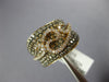 2.46CT WHITE & CHOCOLATE FANCY DIAMOND 18K ROSE GOLD MULTI ROW FILIGREE FUN RING