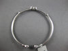 1.68CT DIAMOND 14KT WHITE GOLD ROUND & BAGUETTE CLUSTER SQUARE FLEXIBLE BRACELET