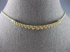 LARGE & LONG 2.0CT DIAMOND 14KT YELLOW GOLD 3D GRADUATING FLEXIBLE LOVE NECKLACE