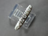 ANTIQUE .35CT OLD MINE DIAMOND 14K WHITE GOLD 3D WEDDING ANNIVERSARY RING #27862