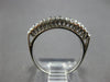 ANTIQUE .35CT OLD MINE DIAMOND 14K WHITE GOLD 3D WEDDING ANNIVERSARY RING #27862
