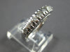 ANTIQUE .35CT OLD MINE DIAMOND 14K WHITE GOLD 3D WEDDING ANNIVERSARY RING #27862