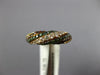 ESTATE 1.24CT MULTI COLOR DIAMOND 18KT ROSE GOLD 3D ROPE DOME SHAPE FUN RING