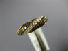 ESTATE 1.24CT MULTI COLOR DIAMOND 18KT ROSE GOLD 3D ROPE DOME SHAPE FUN RING