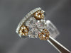 ESTATE .56CT WHITE & PINK DIAMOND 18KT WHITE & ROSE GOLD MULTI HEART CROWN RING