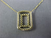 .40CT DIAMOND 14KT YELLOW GOLD DOUBLE OPEN RECTANGULAR BY THE YARD LOVE NECKLACE