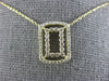 .40CT DIAMOND 14KT YELLOW GOLD DOUBLE OPEN RECTANGULAR BY THE YARD LOVE NECKLACE