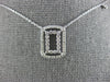 .40CT DIAMOND 14KT WHITE GOLD DOUBLE OPEN RECTANGULAR BY THE YARD LOVE NECKLACE