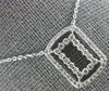 .40CT DIAMOND 14KT WHITE GOLD DOUBLE OPEN RECTANGULAR BY THE YARD LOVE NECKLACE