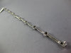 ESTATE LONG 2.73CT DIAMOND & AAA RUBY 14K WHITE GOLD ROUND BEZEL TENNIS BRACELET