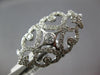 LARGE 2.33CT DIAMOND 14KT WHITE GOLD DOUBLE BUTTERFLY MULTI HEART FILIGREE RING