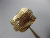EXTRA LARGE 3.31CT WHITE & ORANGE DIAMOND 18KT ROSE GOLD 3D MULTI ROW LOVE RING