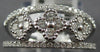 ESTATE .56CT DIAMOND 18KT WHITE GOLD 3D CLASSIC TRIPLE FLOWER 4 CLOVER FUN RING
