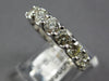 ESTATE LARGE 3.47CT DIAMOND 14KT WHITE GOLD ROUND ETERNITY ANNIVERSARY LOVE RING