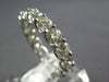 ESTATE LARGE 3.47CT DIAMOND 14KT WHITE GOLD ROUND ETERNITY ANNIVERSARY LOVE RING